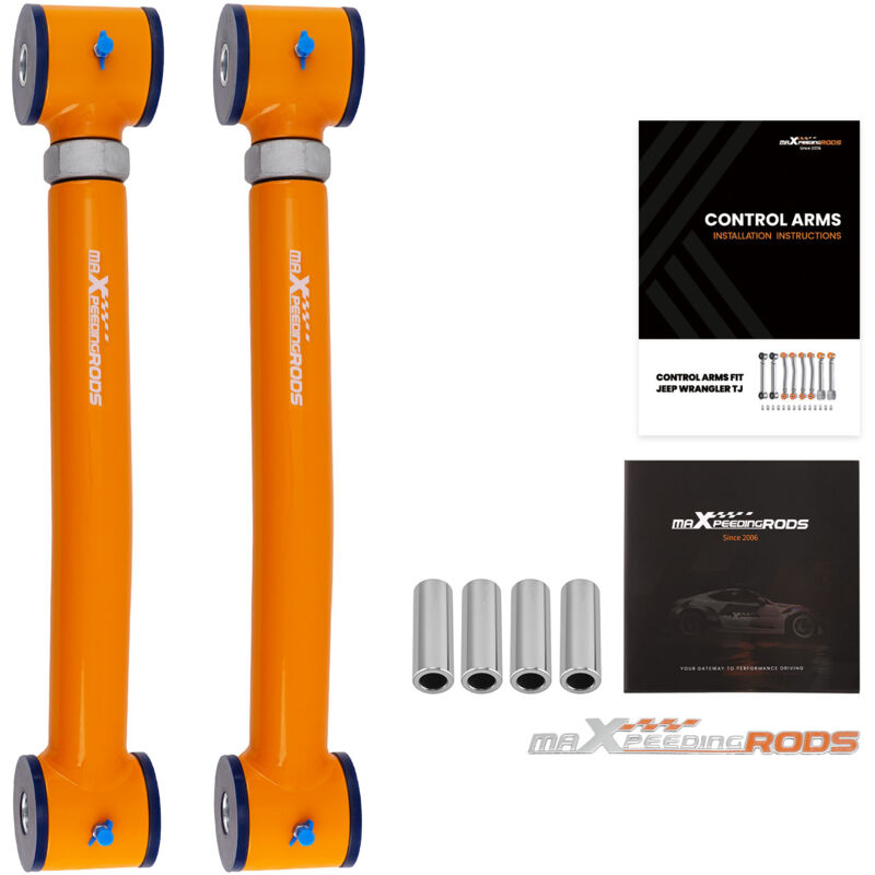 Image of Einstellbar Querlenker Satz+ Uchse For Jeep Wrangler Tj 97-06 Cherokee Xj Vorne