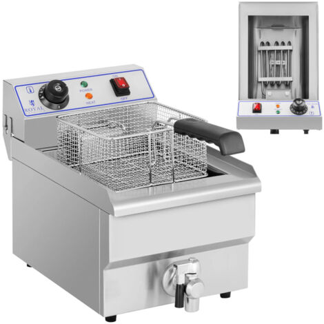 Einstellbare elektrische Fritteuse - 10 l 3200 W