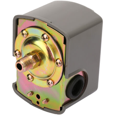 Einstellbarer Druckschalter für Pumpe, Einstellbereich 0,8–5 bar, Doppelfeder, G1/4"-Anschluss