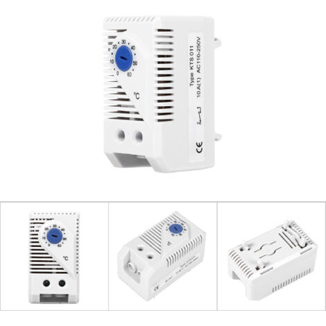 Einstellbarer elektrischer Thermostat 0-60℃ mit blauem Druckknopfschalter zur Temperaturregelung