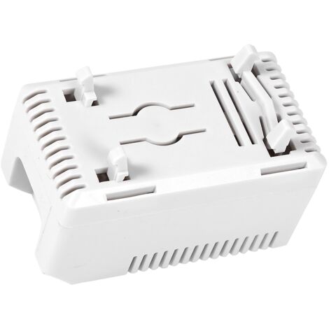 Einstellbarer mechanischer elektrischer Thermostat (0–60 °C) mit Schalter und blauem Knopf – Temperaturregler für Heizung und Lüftung