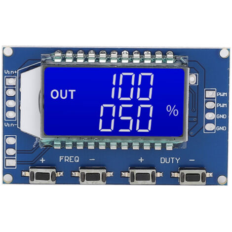 Einstellbarer PWM-Signalgenerator – Modul für variable Frequenz und Tastverhältnis – Blaue Rechteckwellenplatine