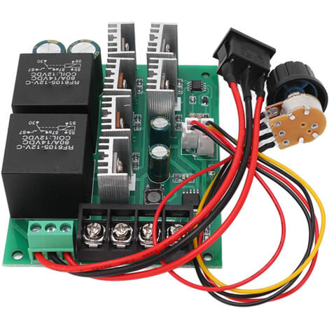 Einstellbarer Schalter für 40A 10-50V Gleichstrommotor, Drehrichtung umkehrbar