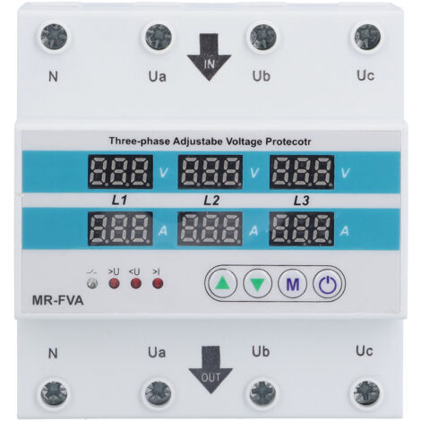 Einstellbares dreiphasiges Spannungsschutzrelais MR FVA, 220 V AC