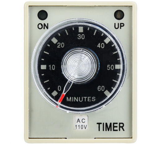 Einstellbares Verzögerungsrelais - 8 Pins - 60 min (110 V)