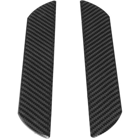 Einstiegsleiste aus Kohlefaser, Pedalverkleidung, wasserdicht, verbesserte Optik, Autozubehör, Schwarz, 2 Stück.