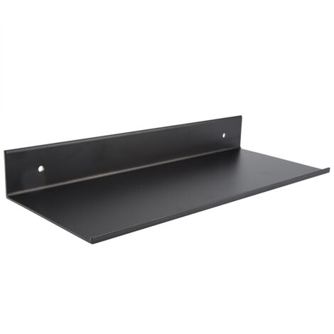 Einstöckiges Badezimmerregal aus mattem Aluminium – 50 cm