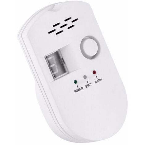 Einteiliger Gasmelder Plug-in Alarm für Erdgas Methan Propan Butan mit Digitalanzeige - 69 120mm FLITI