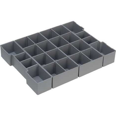BS SYSTEMS GMBH & CO.KG L-BOXX Insetboxenset K3 BSSfür L-BOXX 102 / Bestehend aus: 2 x Insetbox U3 grau, inkl. 4 große und 8