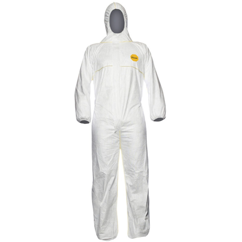 Schutzoverall Typ 5/6 Tyvek 200 EasySafe, weiß, Unisex-Größe: 3XL - Dupont