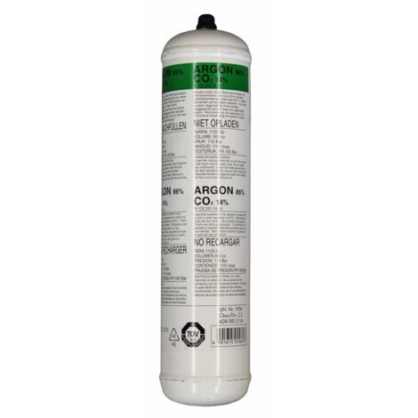 Einwegflasche Argon
