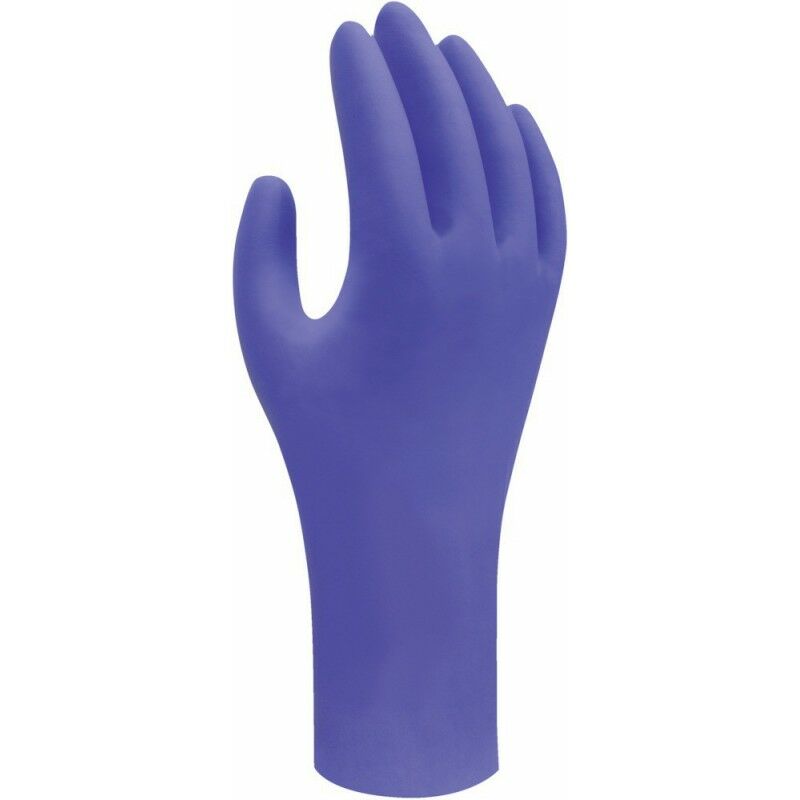 Showa - Guantes de un solo uso,Nitril,7540, Talla L(8-9),pack de 100 unidades