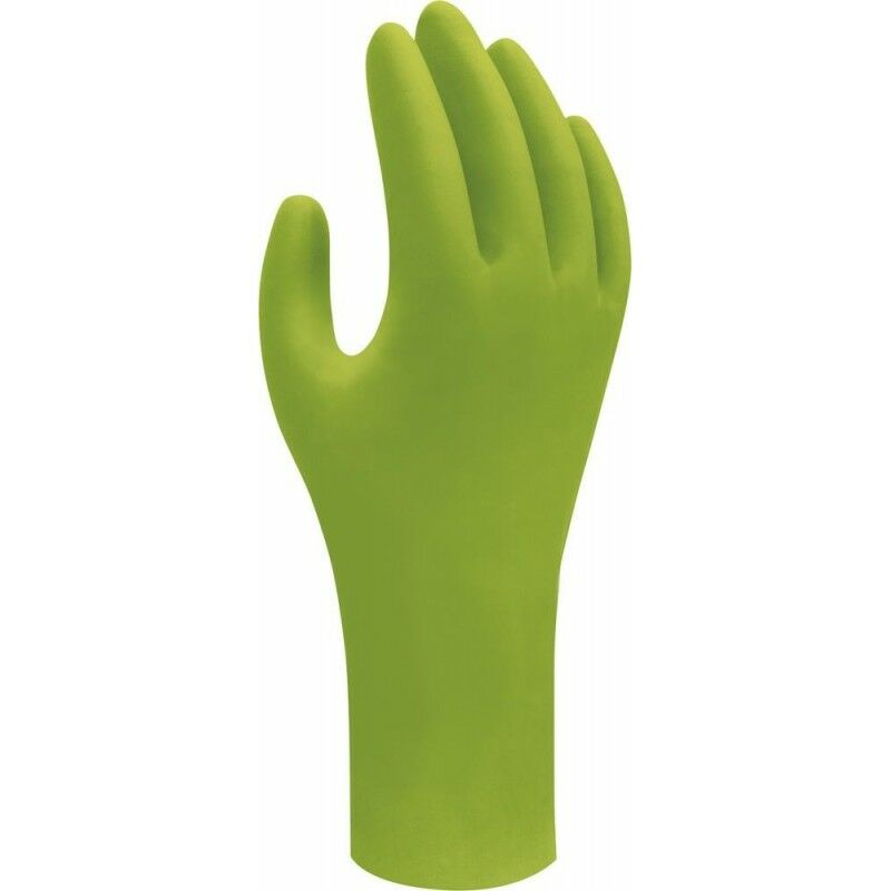 Showa - Guantes de un solo uso,Nitril,7570, Talla XL(9-15),Pack a100 unidades