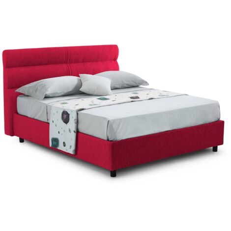 Einzelbett Briona, Abnehmbar, Rot