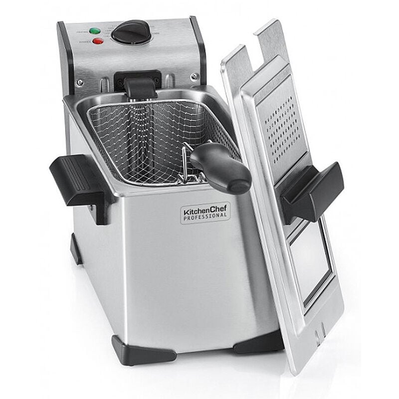Kitchenchef - Einzelfritteuse 3.5l 2000w edelstahl - Kitchen Chef - kcpfr35x