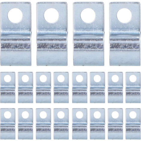Einzelne Rohrschellen, 20 Stück, verzinkter Stahl, für alle Rohre (16 mm)