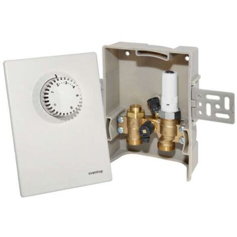 Einzelraumregelung Unibox E BV (wird im Vorlauf eingebaut) mit Bypass, 57 mm, weiß 1022662