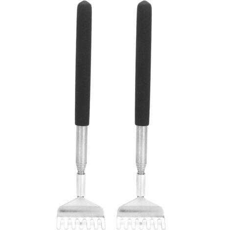 Einziehbarer Edelstahlschaber, 20–68 cm, 2 Stück, tragbar
