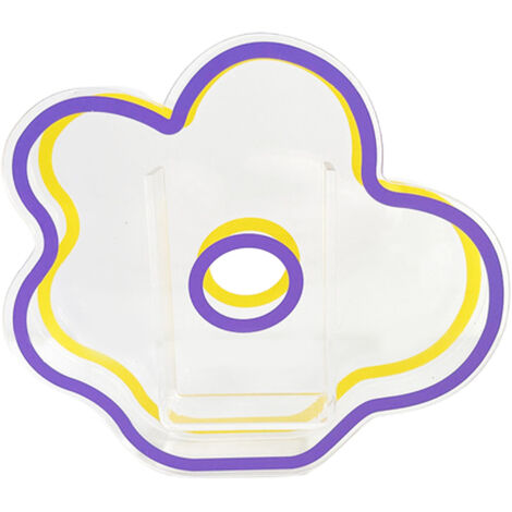 Einzigartige Acrylvase [Höhe 15,5 cm] Elegante, durchscheinende Acrylvase für Blumen oder vielfältige Dekorationen