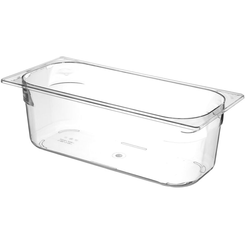Eisbehälter aus Polycarbonat 360x165x120mm - transparent 5L - HENDI 807026