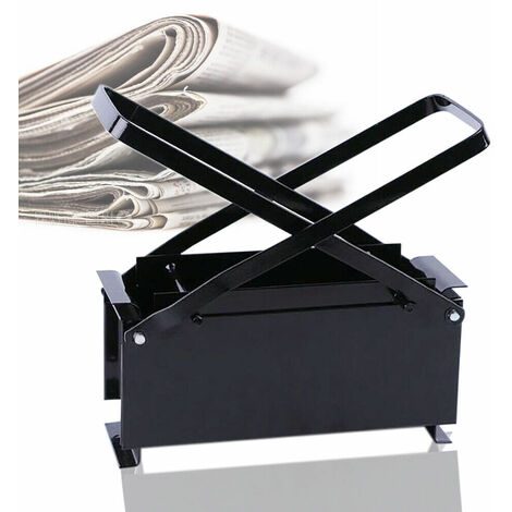 Eisen Ziegel Brikett Maker Papier & Zeitung Brennstoff Block für Büro Haushalt