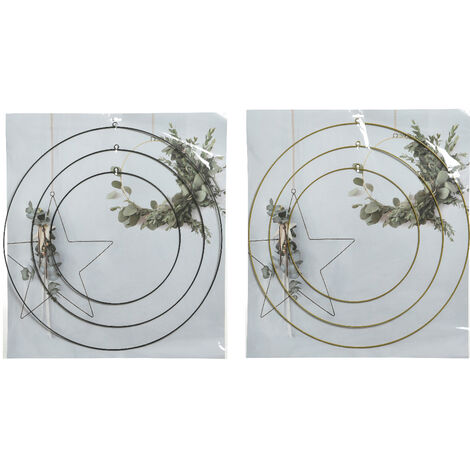 Eisenfigur mit 2 montierten Säulen H 1 Ø 50 cm