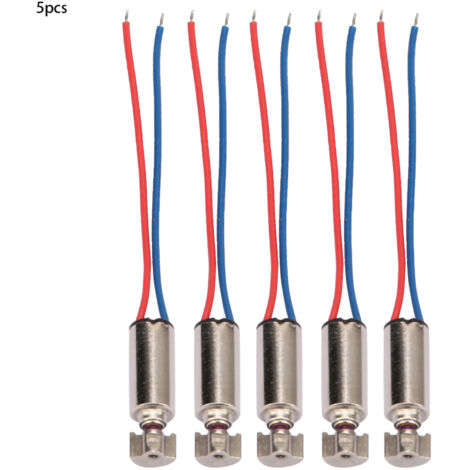 eisenlose Vibrationsmotoren für mobile Geräte, 3 V Gleichstrom, Größe 11,2 x 3,2 mm, 5er-Packung