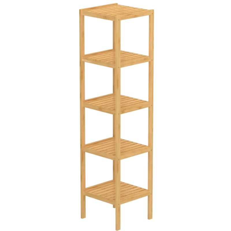 

Estante de baño bambú 4 compartimentos 34x33x140 cm - Marrón - Eisl
