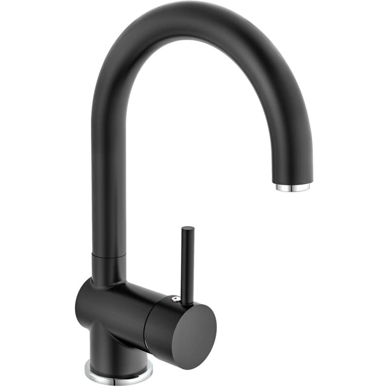 

Grifo mezclador de lavabo FUTURA negro cromado - Negro - Eisl