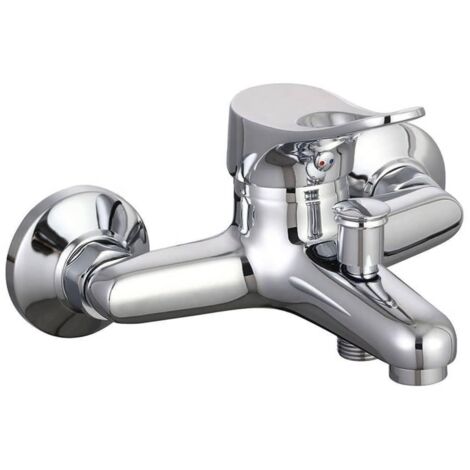 EISL NI023VECR Verona Miscelatore, deviatore monoleva da Tirare, Rubinetto per Vasca da Bagno, Cromato, Cromo