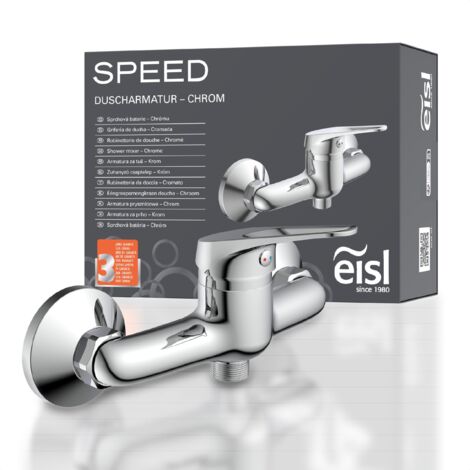 EISL NI168SCR Miscelatore per doccia, miscelatore monocomando per tubo doccia, semplice collegamento al tubo doccia standard, cromato