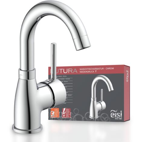 EISL Niederdruck Wasserhahn Bad Einhebelmischer Badezimmer Badarmatur Waschtischarmatur Waschbecken Waschtischbatterie NI075FUTCR-LP