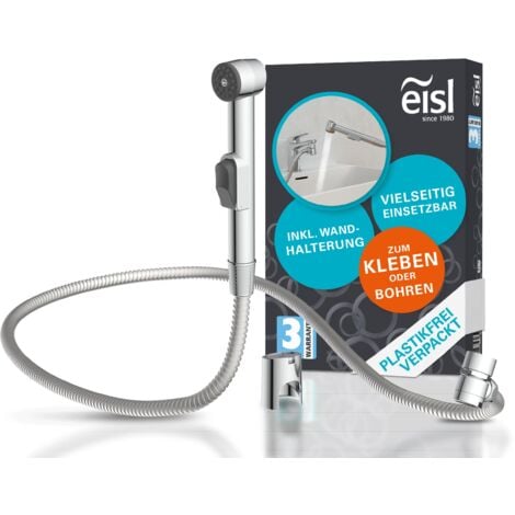 BIGBUY EISL Waschbeckenbrause Bidet-Handbrause Bad Waschküche Waschbeckendusche Set mit Schlauch Adapter Toilettenbrause Hundebrause Mit Halterung Antikalk DX25