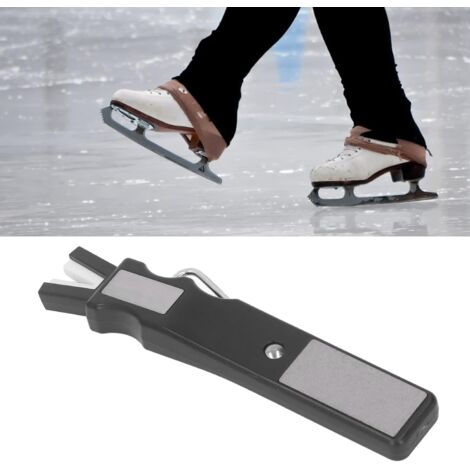 Eislaufkufenschärfer, Schleifstein aus Schmirgelpapier für Eislaufkufen, langlebiger und praktischer Eislaufkufenschärfer