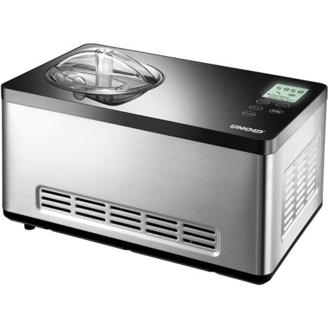 Eismaschine Unold 48845 Gusto schwarz 180 W Edelstahl