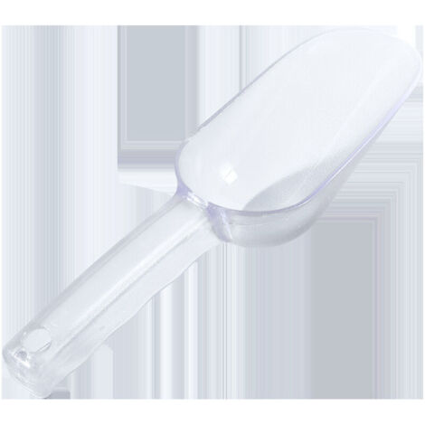 Eisportionierer, Eislöffel, Eisschaufel, Lebensmittelqualität, Süßigkeiten, Eiswürfel, Mehlschaufel, trockenes, transparentes Polystyrol