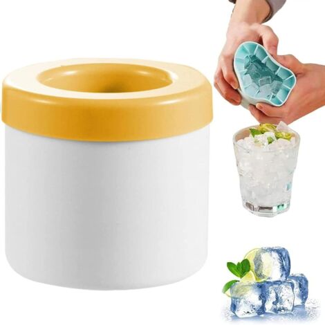 Eiswürfelform aus Silikon mit Deckel, kugelförmige Eiswürfelform für Cocktails und Getränke, Küchenaccessoire
