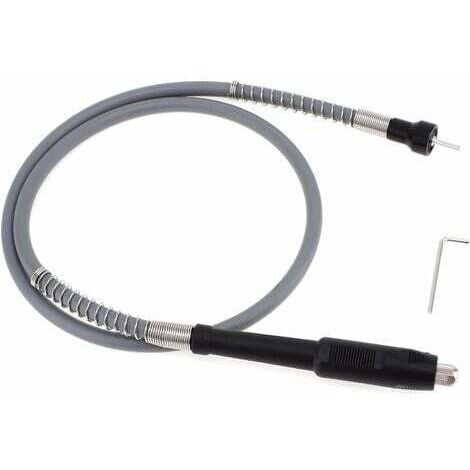 Eje de taladro flexible universal, adaptador de longitud de eje para multiherramienta rotativa, extensión de eje de taladro flexible con mandril sin llave