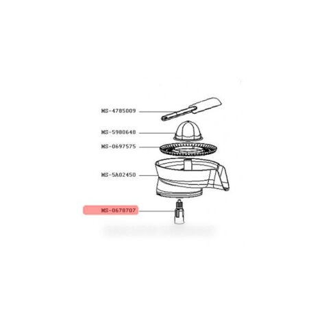 Eje de transmisión para robot multifunción MOULINEX MS-0678707