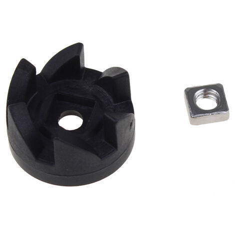 Eje de transmisión + tuerca para batidora, compatible Moulinex - MS-651346