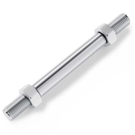 Eje enchufable para rueda de carretilla tamaño 170x20mm ancho del buje 130mm pasador de rueda
