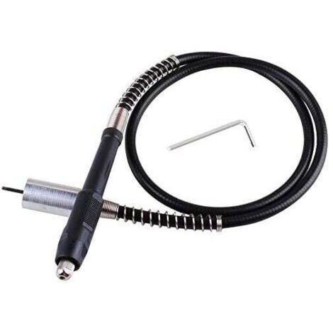 Eje flexible multifuncional KZQ compatible con taladro Dre-Mel Wen Roybi, herramienta rotativa para amoladora eléctrica, portabrocas sin llave de Poweka