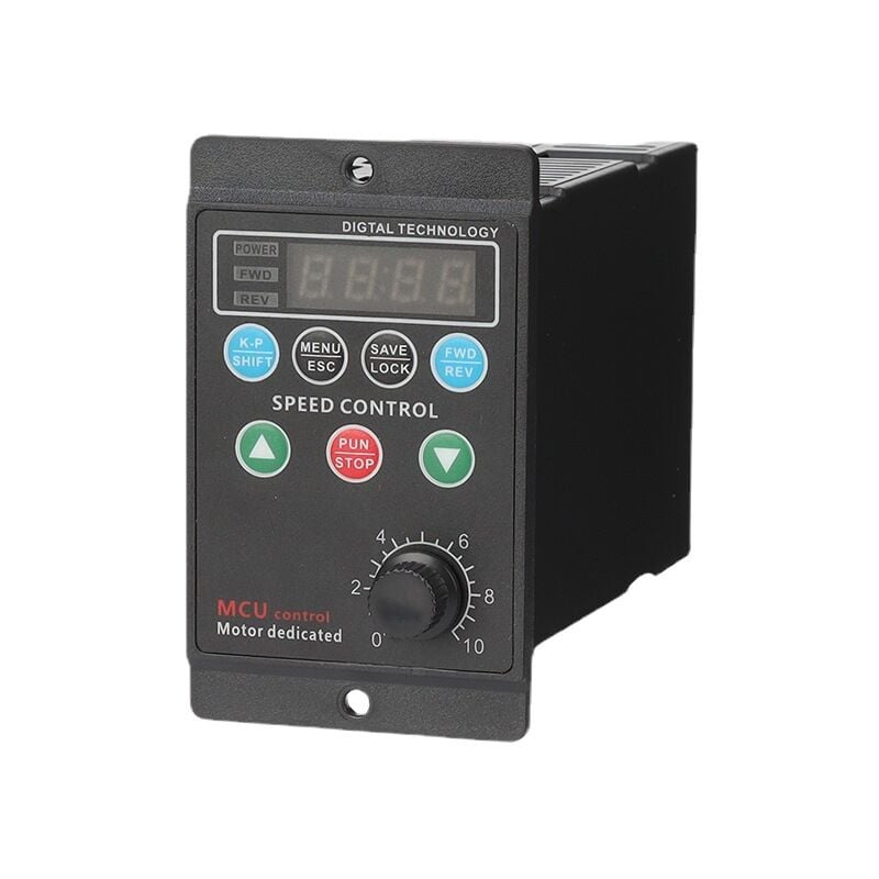 Ej.life - 0.75kw Convertisseur de Fréquence de Pilote de Moteur de Sortie Triphasé à entrée Monophasée 220V avec Affichage à Tube Numérique à Quatre