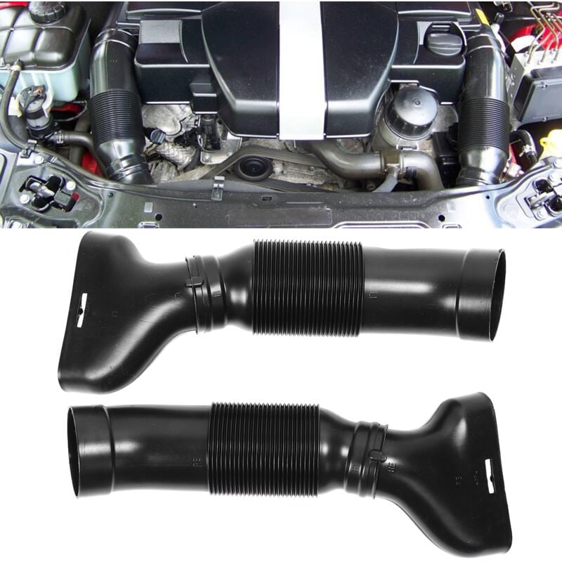 Ej.life - 1 Paire Conduit de tuyau d'admission d'air moteur 2035280007 2035280107 Remplacer Fit pour Mercedes Benz C240 C320