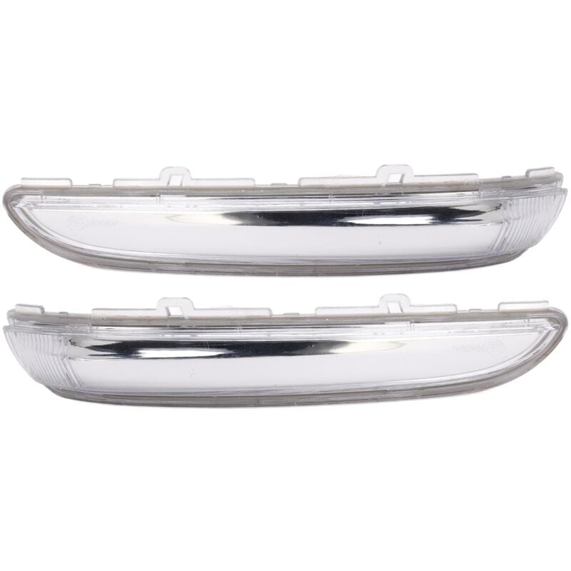 1 Paire de Coques de Clignotants de Rétroviseur, 9814464680 de Remplacement de Lentille de Lampe Indicateur de Rétroviseur pour Peugeot 208
