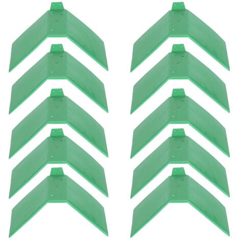 EJ.LIFE 10 pièces en plastique petit vert anti-dérapant conception colombe repos support Pigeon perches perchoir cadre oiseau fournitures