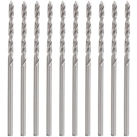 Ej.Life 10-teiliges HSS-Spiralbohrer-Set, Hochgeschwindigkeitsstahl, gerader Schaft, 1,75 mm, für Industriebedarf