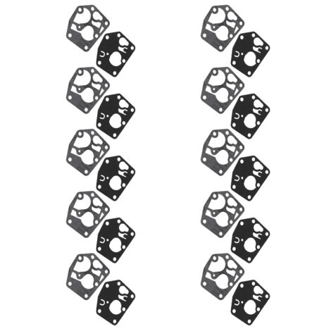 Ej.Life 10Set Vergaser-Membrandichtungssätze, Reparaturzubehör für Briggs Stratton 795083