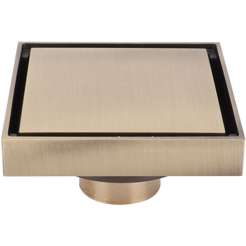 Ej.life - 10x10cm siphon de sol en cuivre antique déodorant siphon de sol pour cuisine salle de bain htel