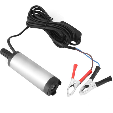 Ej.Life 12V 3,8cm Edelstahl Tauchpumpe Wasserpumpe Elektrische Dieselölpumpe 8500r / m 12V DC Pumpe für Dieselwasser Kerosin